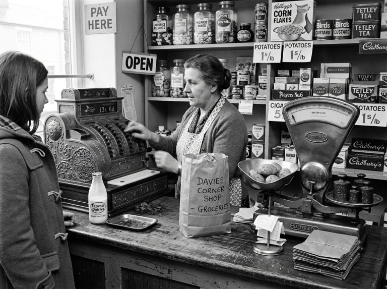 Behind the Counter at Woolworths